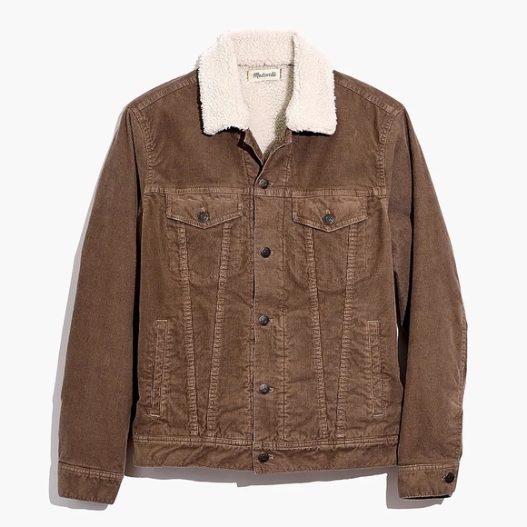 Madewell Other - Madewell Sherpa Classic Jean Jacket: Corduroy Edition